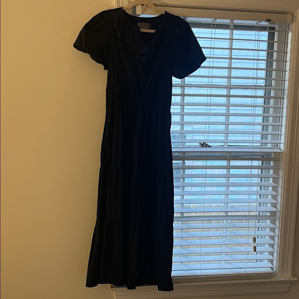 Anthropologie somerset Black Maxi Dress